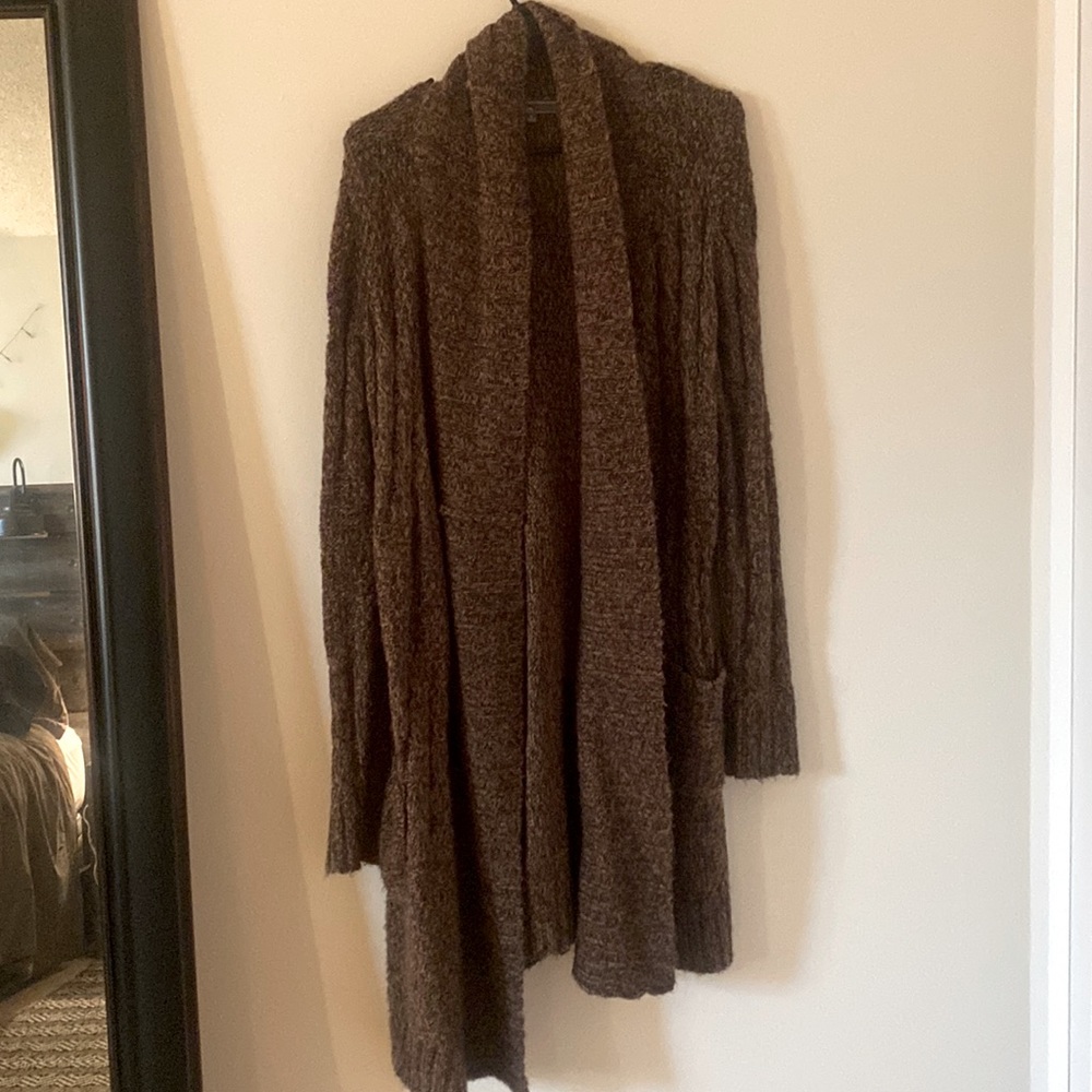 Brown Knitted Cardigan Size Small